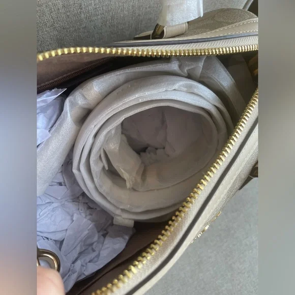NWT！COACH ROWAN SATCHEL IN BLOCKED SIGNATURE CANVAS (COACH CH486)